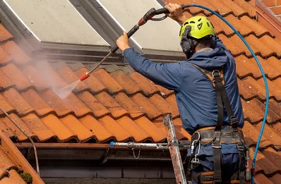 Démoussage et hydrofuge de toiture à Forgès